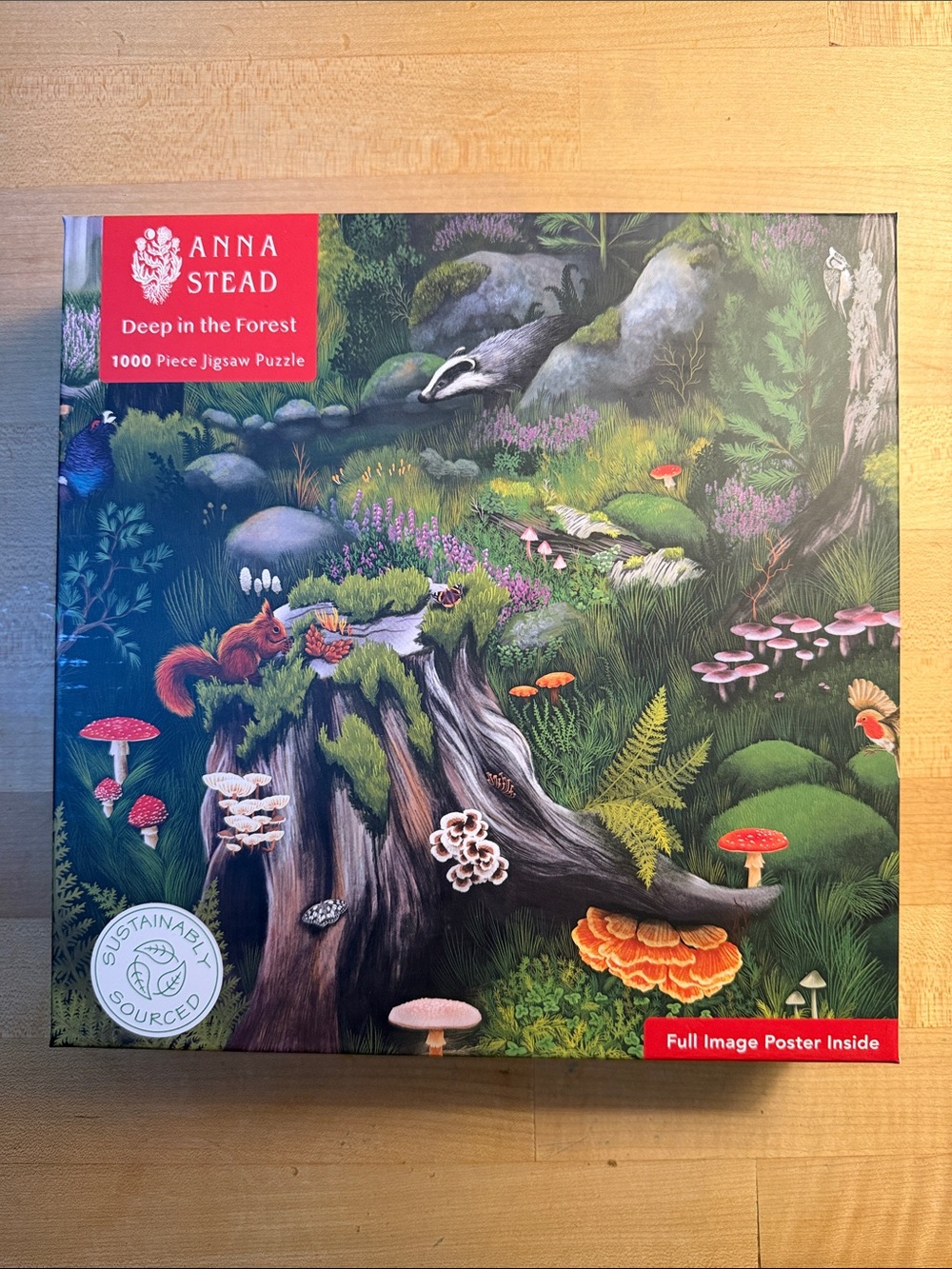 Deep in the Forest 1000 piece puzzle - by artist Anna Stead
